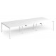 Adapt 6 Person Bench Desk | 1600mm Deep